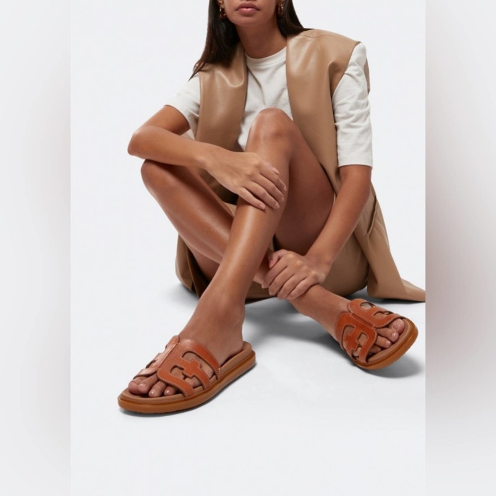 Sam Edelman Valeri Sandals Saddle Brown 8 NWOB